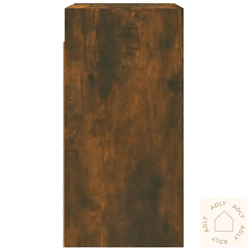 Tv-Benk Røkt Eik 30,5X30X60 Cm Konstruert Tre