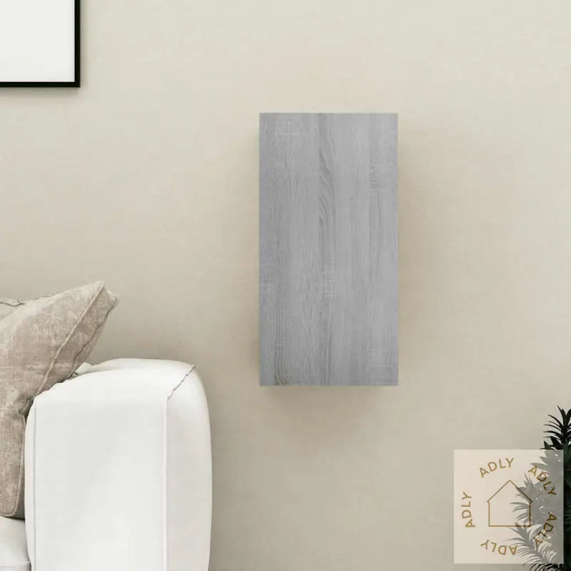 Tv-Benk Grå Sonoma 30,5X30X60 Cm Konstruert Tre