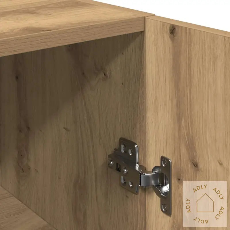 Tv-Benk Artisan Eik 30,5X30X90 Cm Konstruert Tre