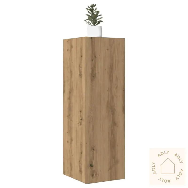 Tv-Benker 2 Stk Artisan Eik 30,5X30X90 Cm Konstruert Tre