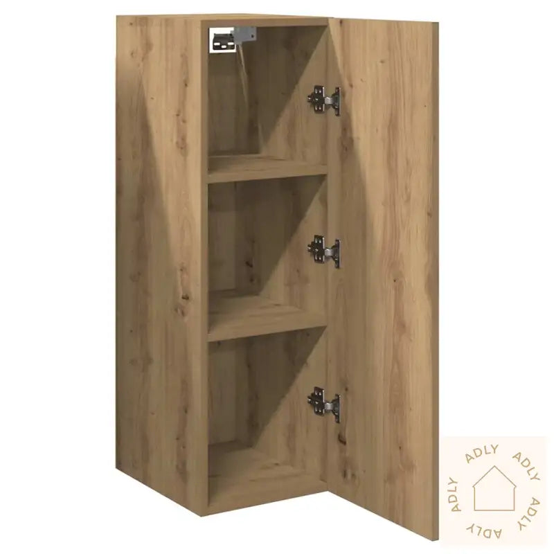 Tv-Benk Artisan Eik 30,5X30X90 Cm Konstruert Tre