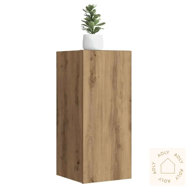 Tv-Benker 2 Stk Artisan Eik 30,5X30X60 Cm Konstruert Tre
