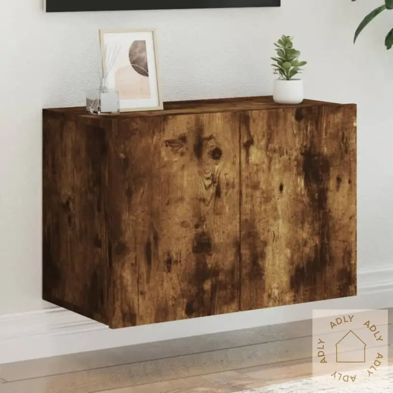 Vegghengt Tv-Benk Sonoma Eik 60X30X41 Cm