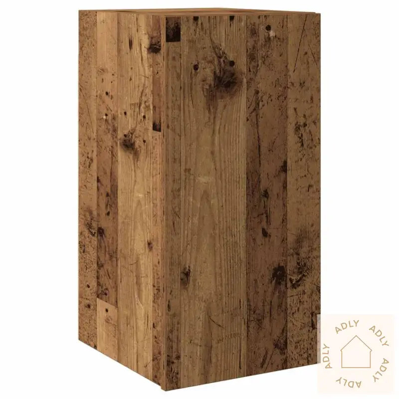 Tv-Benk Gammelt Tre 30,5X30X60 Cm Konstruert Tre