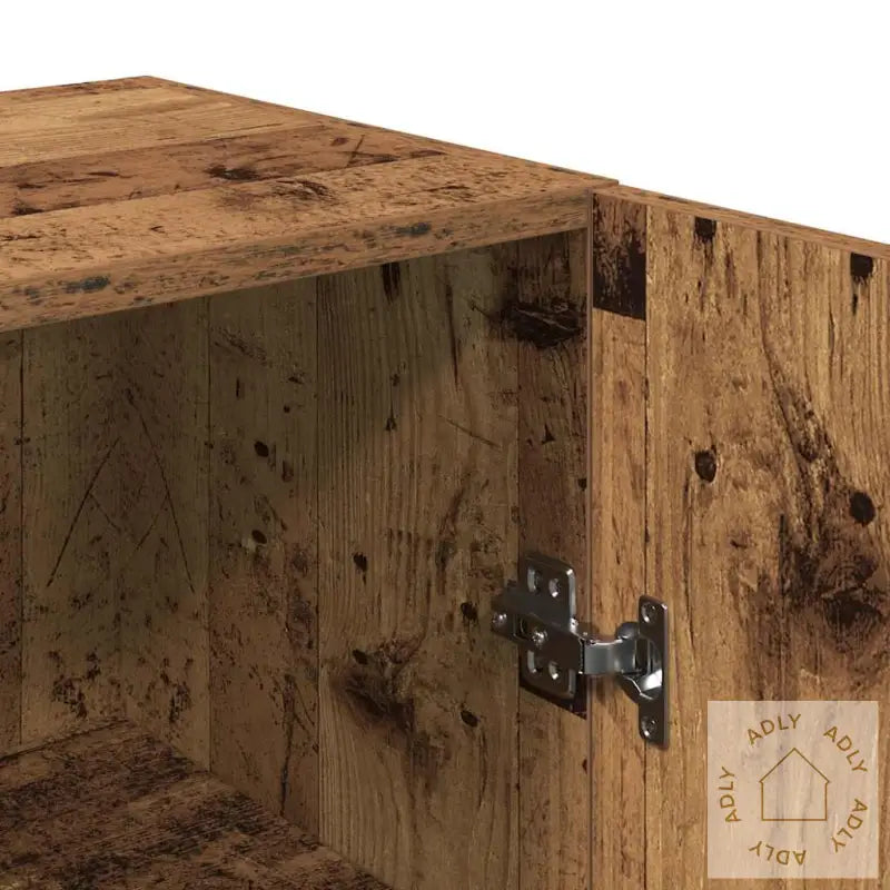 Tv-Benk Gammelt Tre 30,5X30X60 Cm Konstruert Tre