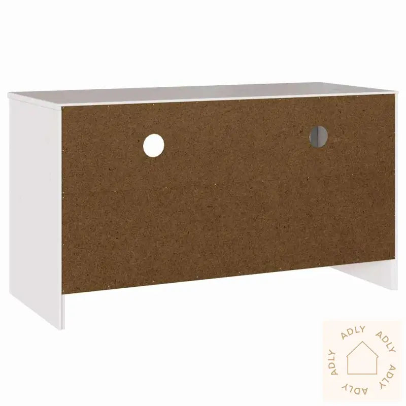 Tv-Stativ &quot;Drammen&quot; Hvit 99X43X55 Cm Solid Tre Furu