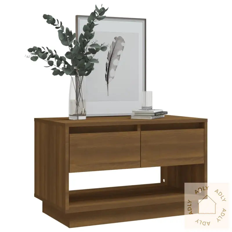 Tv-Benk Sonoma Eik 70X41X44 Cm Konstruert Tre