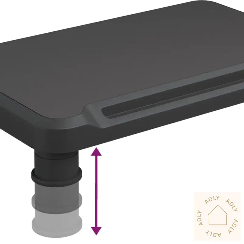 Monitorstativ Svart 38X24X10,5 Cm