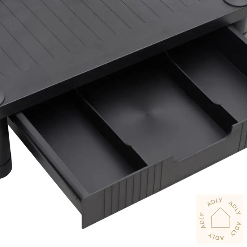 Monitorstativ Svart 43X30,5X13 Cm