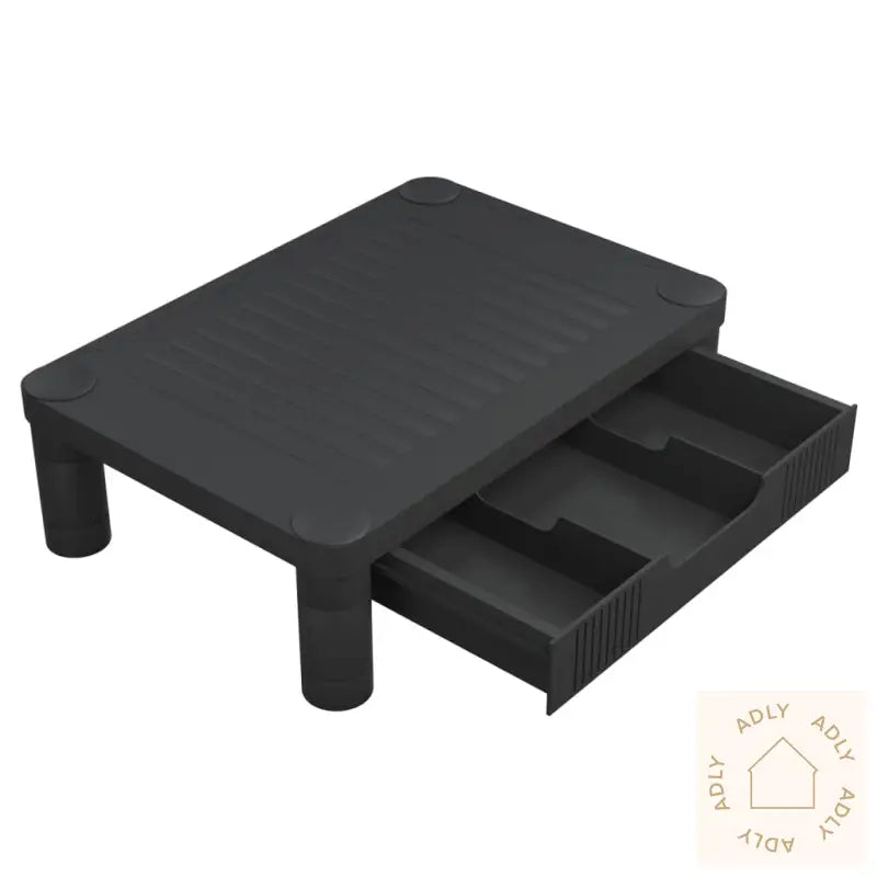 Monitorstativ Svart 43X30,5X13 Cm