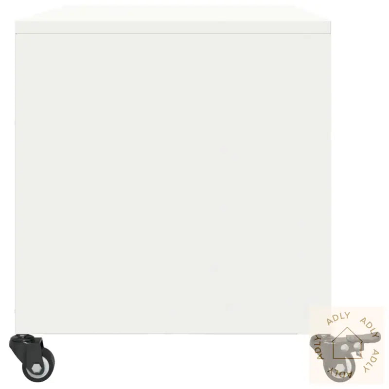 Tv-Benk Hvit 68X39X43,5 Cm Stål