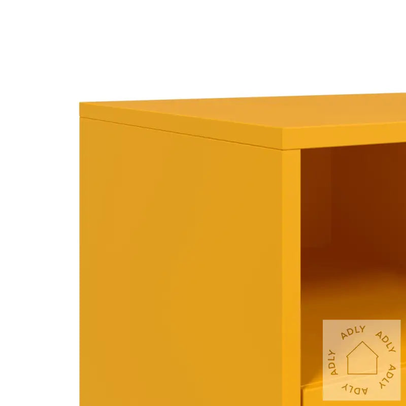Tv-Benk Sennepsgul 100,5X39X43,5 Cm Stål