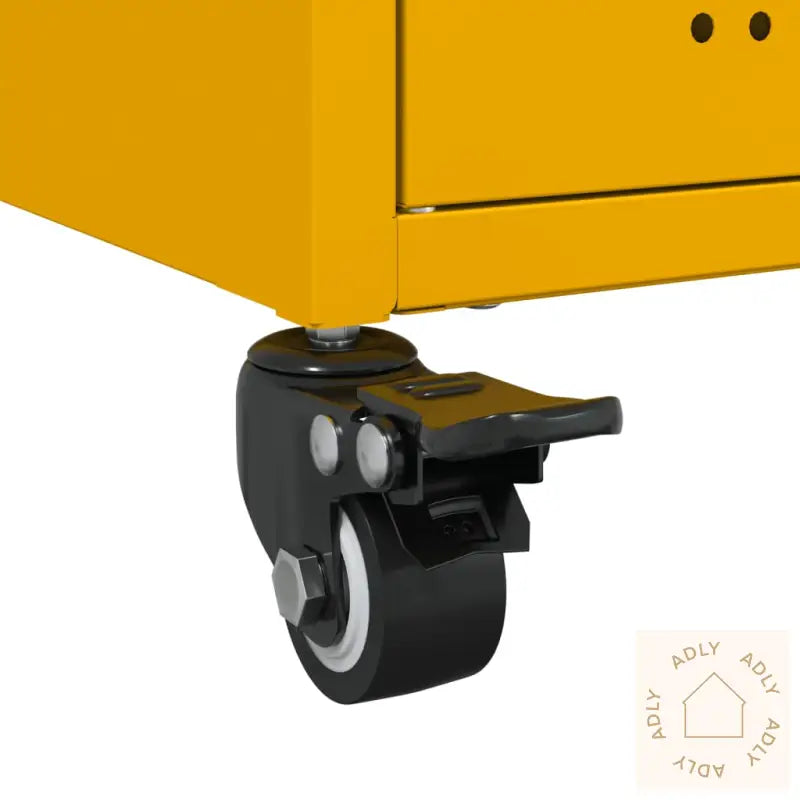 Tv-Benk Sennepsgul 68X39X43,5 Cm Stål