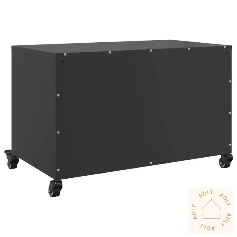 Tv-Benk Svart 68X39X43,5 Cm Stål