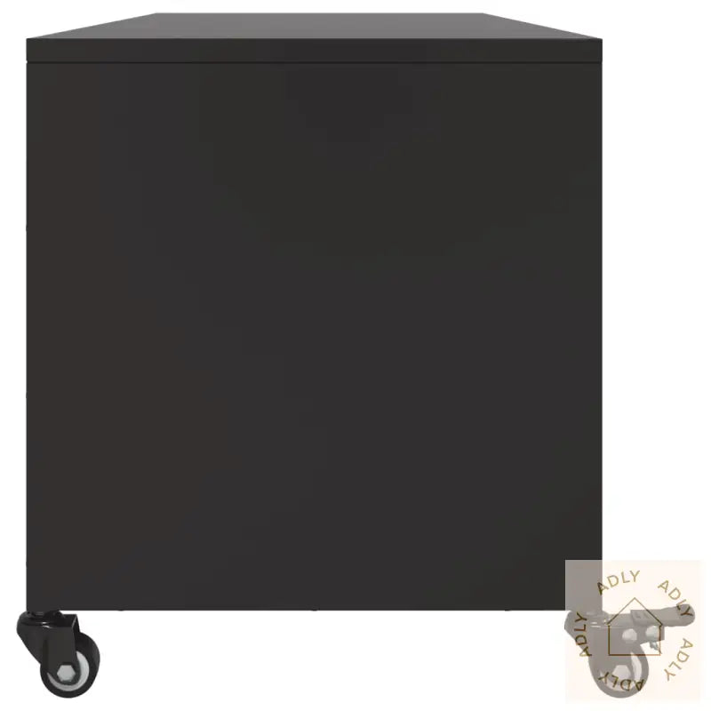 Tv-Benk Svart 100,5X39X43,5 Cm Stål