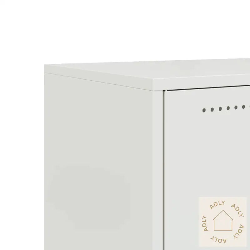 Tv-Benk Hvit 68X39X43,5 Cm Kaldvalset Stål