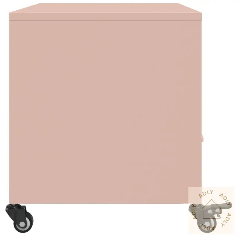 Tv-Benk Rosa 68X39X43,5 Cm Stål