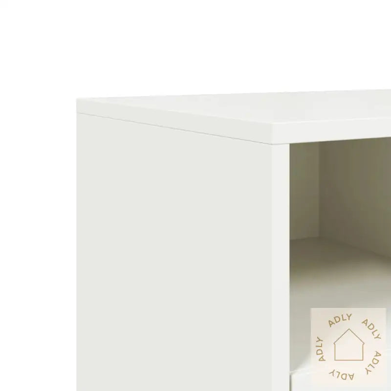 Tv-Benk Hvit 100,5X39X43,5 Cm Stål