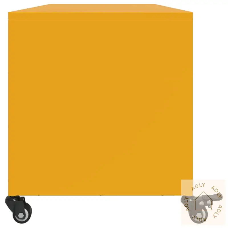 Tv-Benk Sennepsgul 100,5X39X43,5 Cm Stål