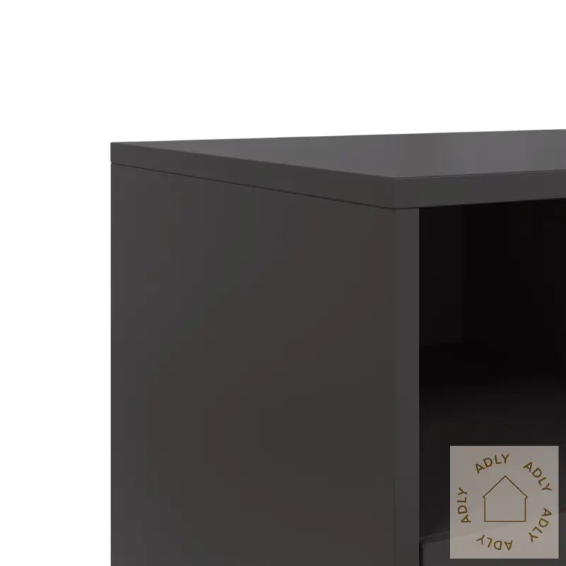 Tv-Benk Svart 68X39X43,5 Cm Stål