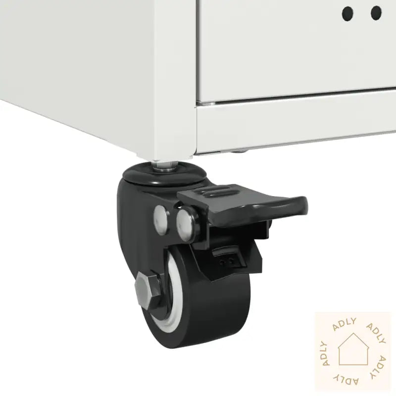 Tv-Benk Hvit 100,5X39X43,5 Cm Stål