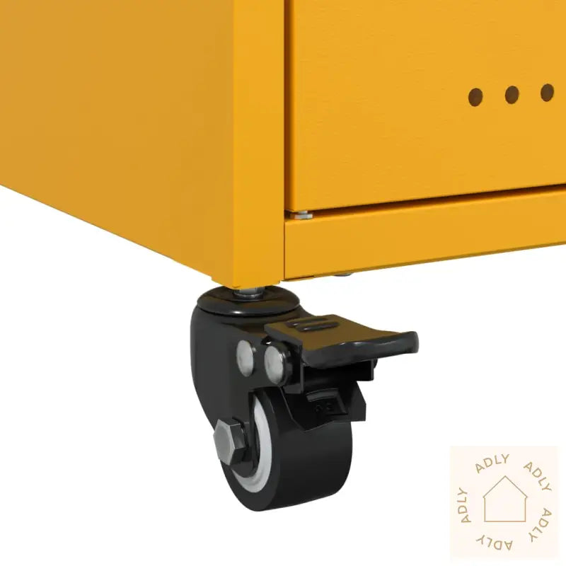 Tv-Benk Sennepsgul 68X39X43,5 Cm Kaldvalset Stål