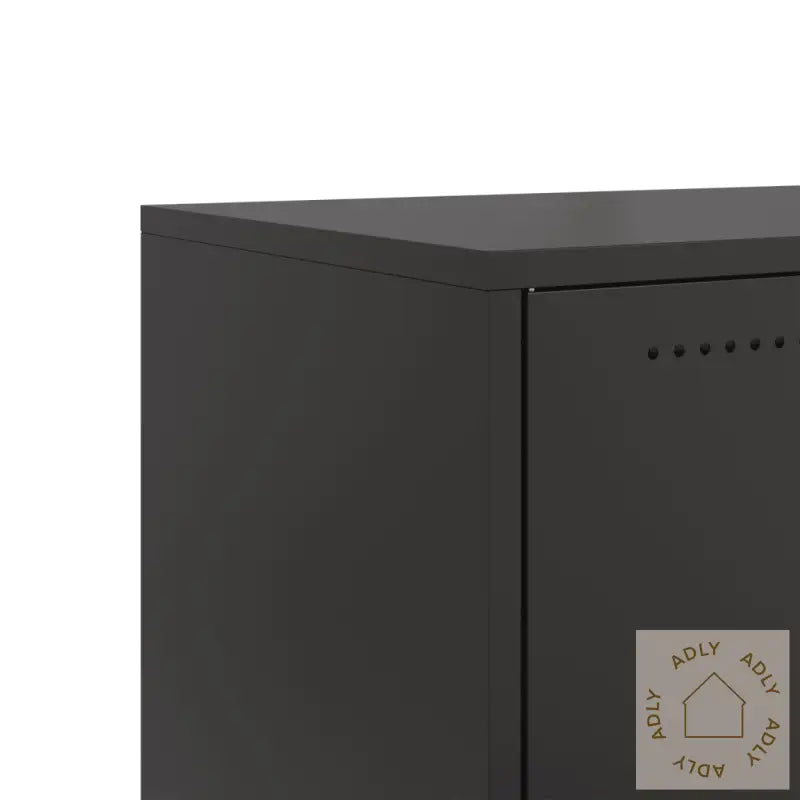 Tv-Benk Svart 68X39X43,5 Cm Stål