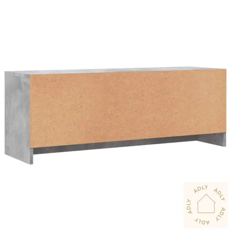 Tv-Benk Betonggrå 102X30X37,5 Cm Konstruert Tre