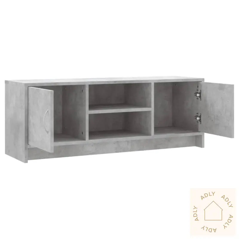 Tv-Benk Betonggrå 102X30X37,5 Cm Konstruert Tre