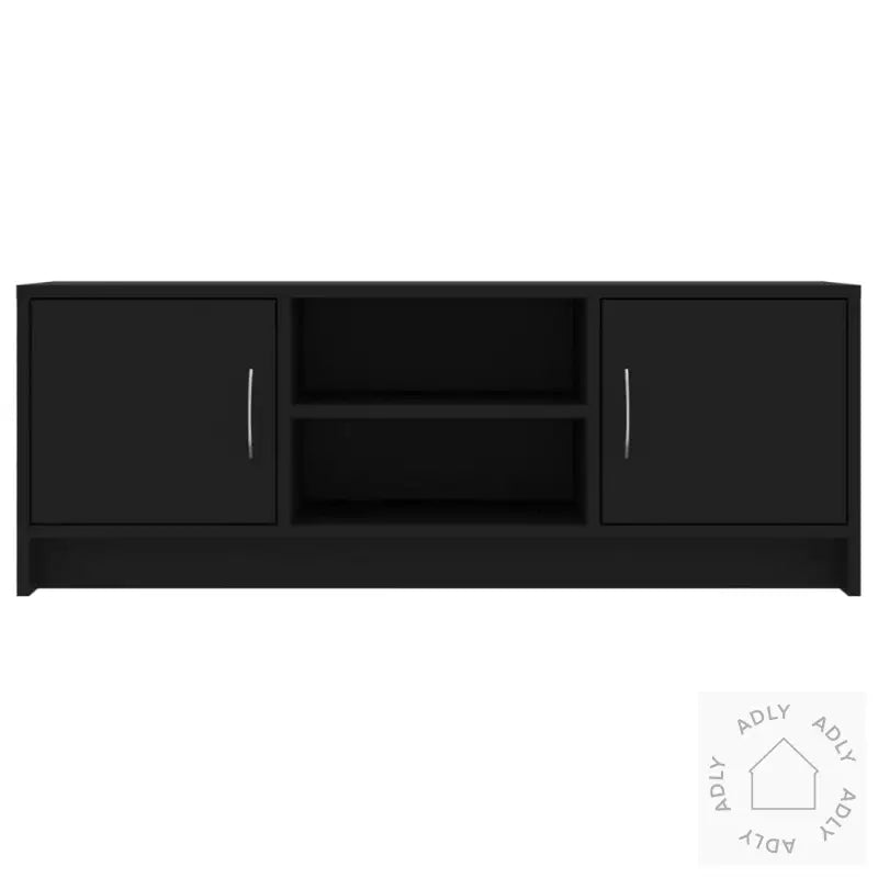 Tv-Benk Svart 102X30X37,5 Cm Konstruert Tre