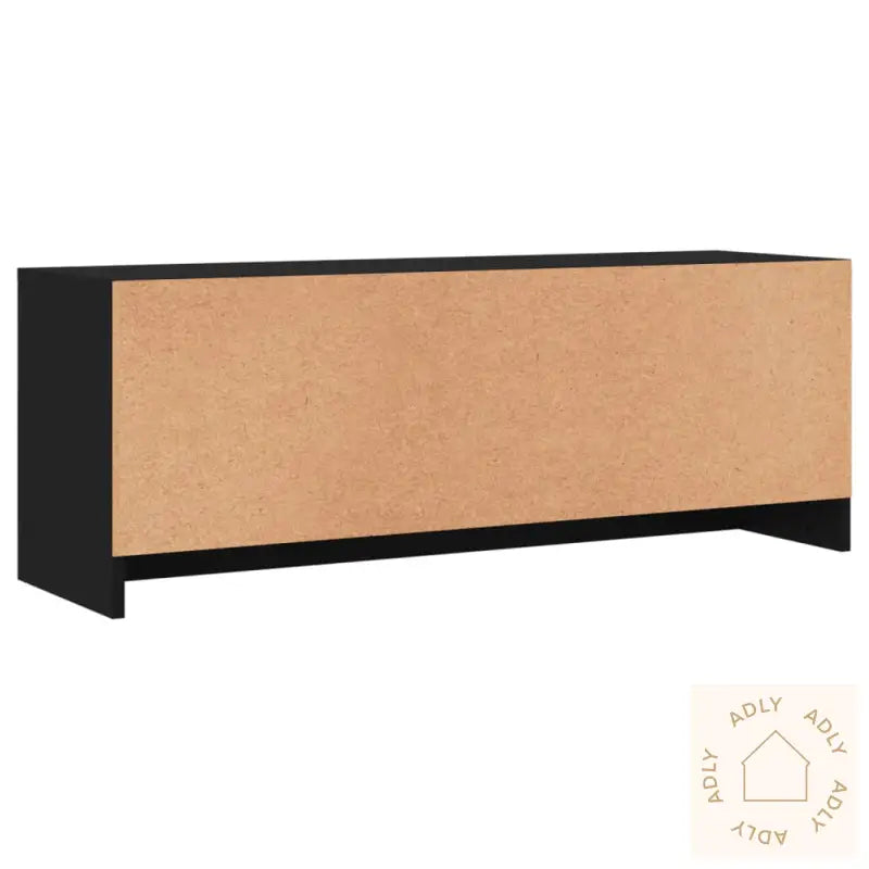 Tv-Benk Svart 102X30X37,5 Cm Konstruert Tre