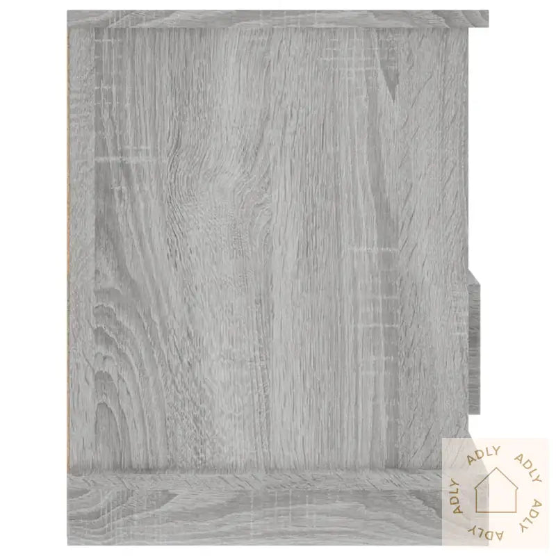 Tv-Benk Grå Sonoma 93X35,5X45 Cm Konstruert Tre