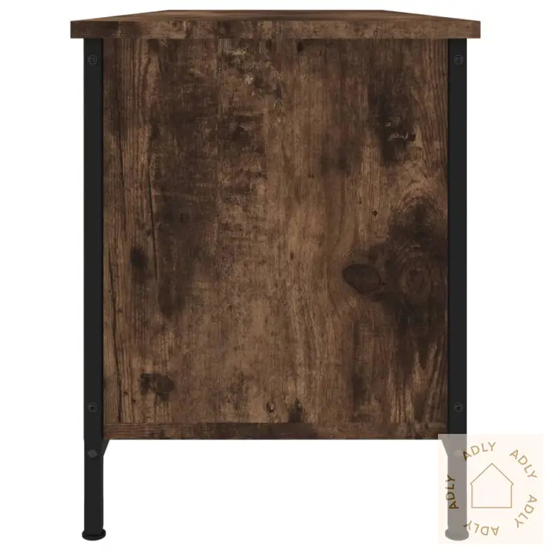 Tv-Benk Røkt Eik 102X35X45 Cm Konstruert Tre