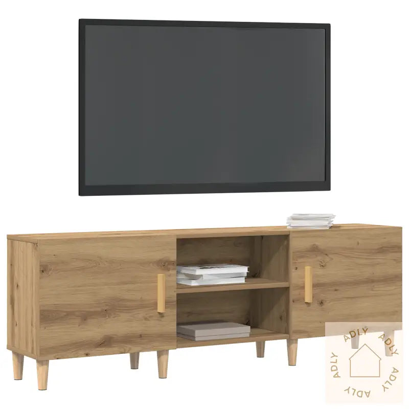 Tv-Bord I Artisan Eik - 150X30X50 Cm - Laget Av Ingeniørtre