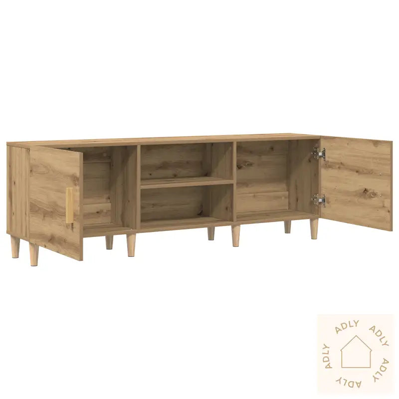 Tv-Bord I Artisan Eik - 150X30X50 Cm - Laget Av Ingeniørtre