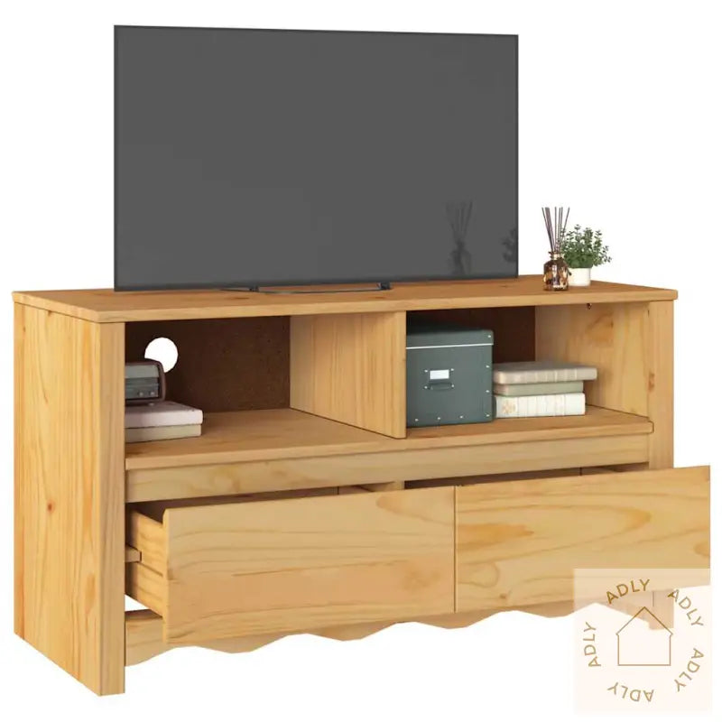 Tv-Skap &quot;Drammen&quot; 99X43X55 Cm Solid Tre Furu