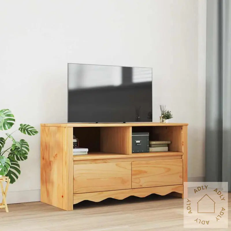 Tv-Skap &quot;Drammen&quot; 99X43X55 Cm Solid Tre Furu