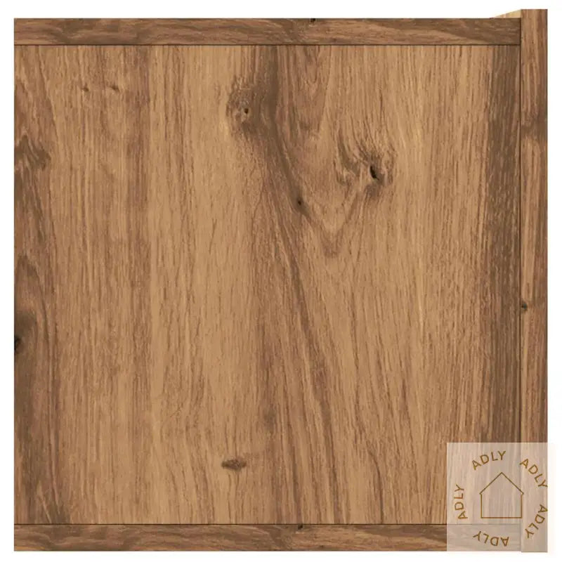 Vegghengt Tv-Benk Artisan Eik 120X30X30 Cm Konstruert Tre