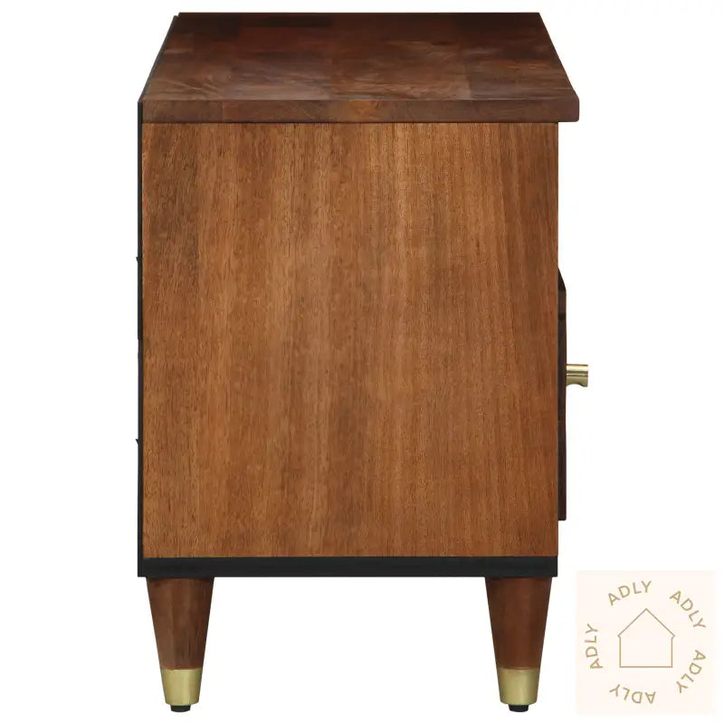 Tv-Benke 100X33X46 Cm Solid Tre Mango