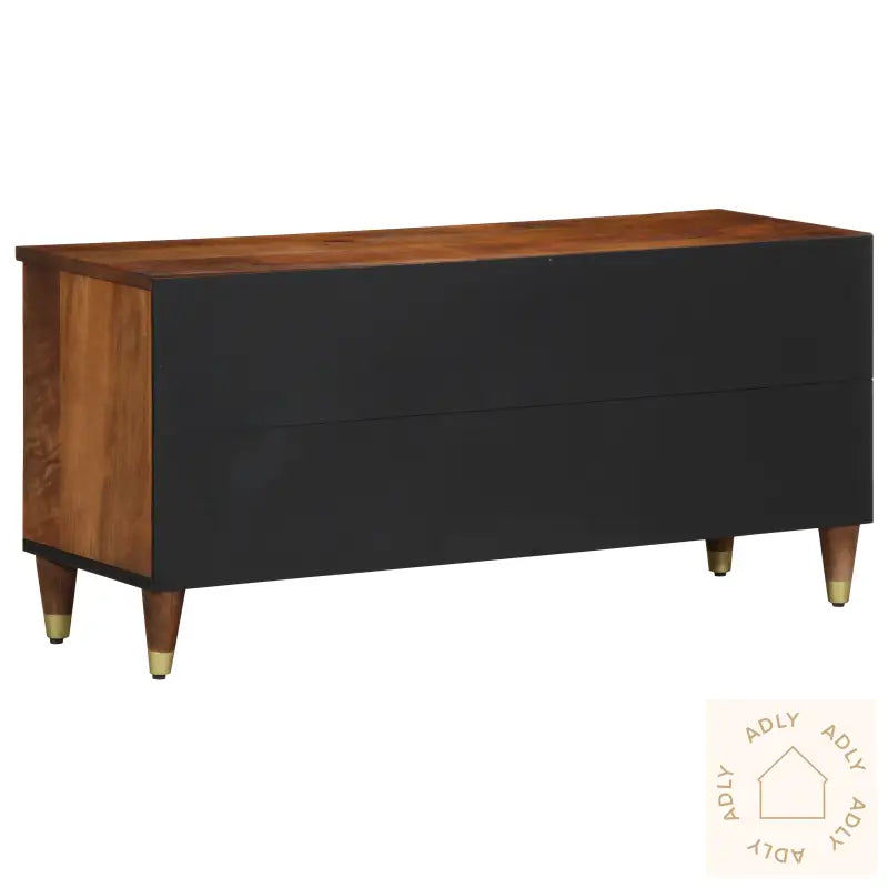 Tv-Benke 100X33X46 Cm Solid Tre Mango