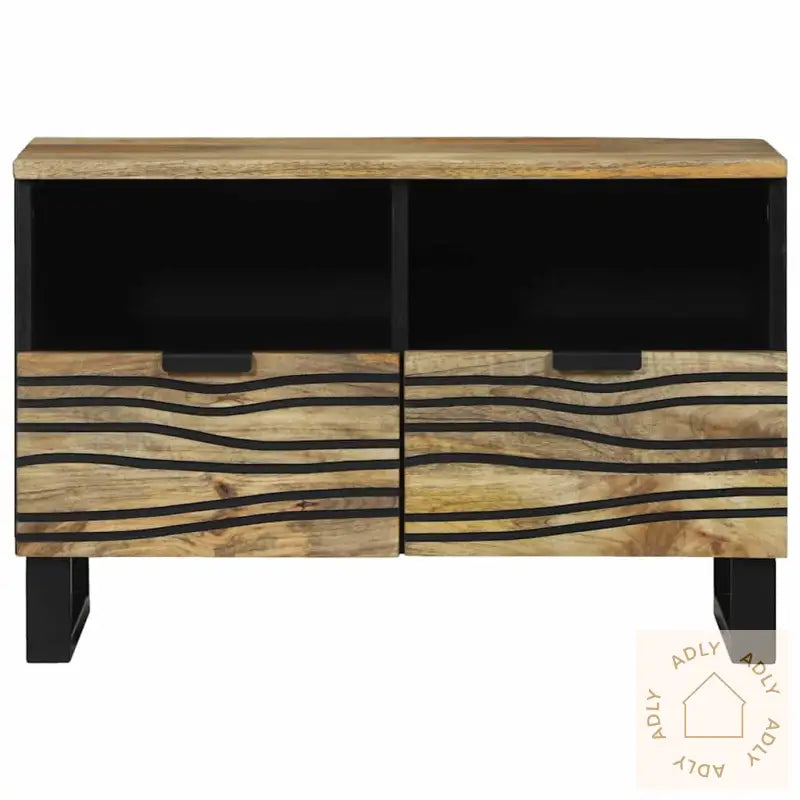 Tv-Benk - 70X33,5X46 Cm, Solid Mangotre