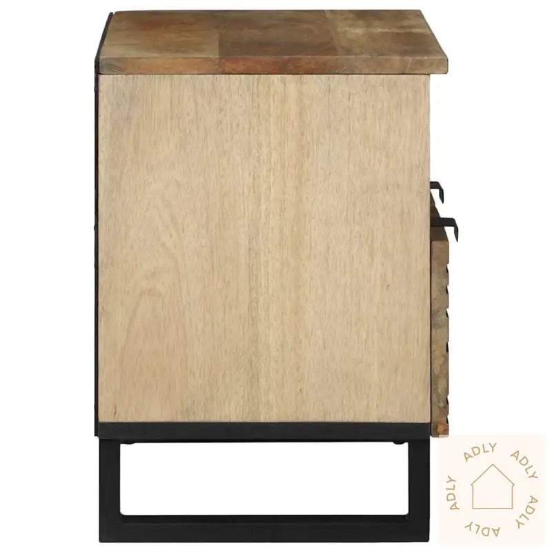 Tv-Benk - 70X33,5X46 Cm, Solid Mangotre