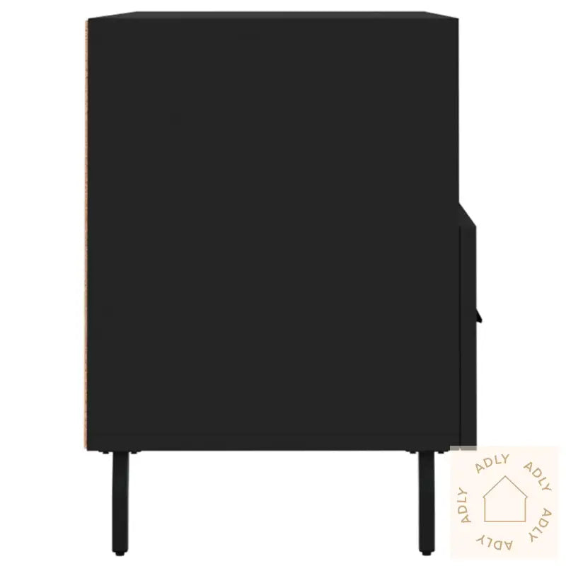 Tv-Benk Svart 80X36X50 Cm Konstruert Tre