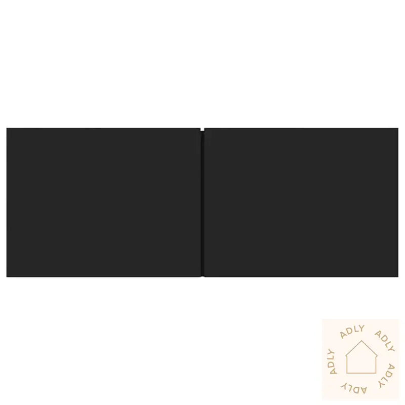 Tv-Benker 2 Stk Svart 80X30X30 Cm Konstruert Tre