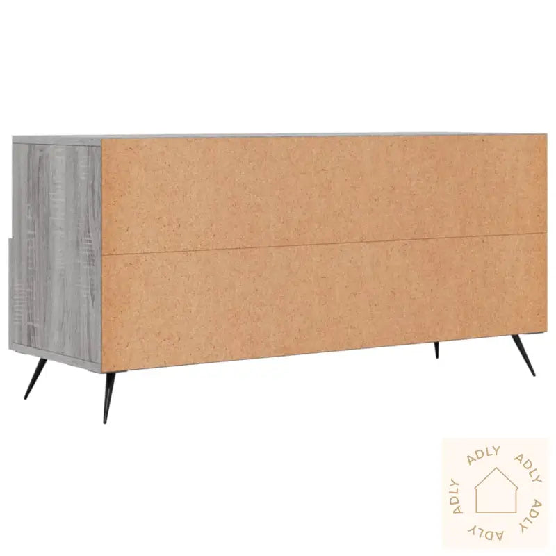 Tv-Benk Grå Sonoma 102X36X50 Cm Konstruert Tre