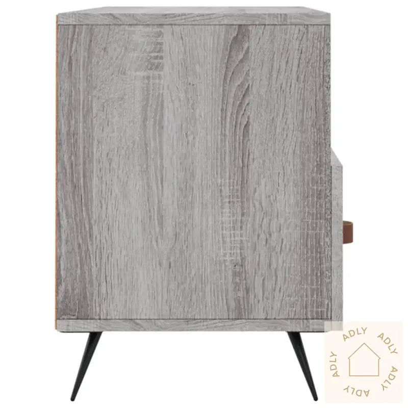 Tv-Benk Grå Sonoma 102X36X50 Cm Konstruert Tre