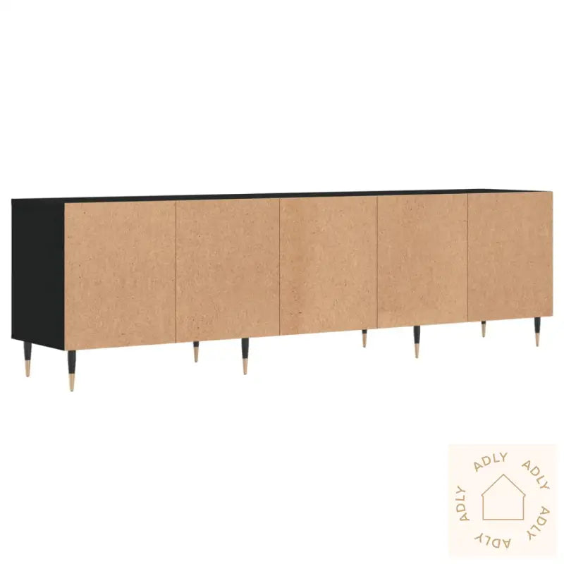 Tv-Benk Svart 150X30X44,5 Cm Konstruert Tre