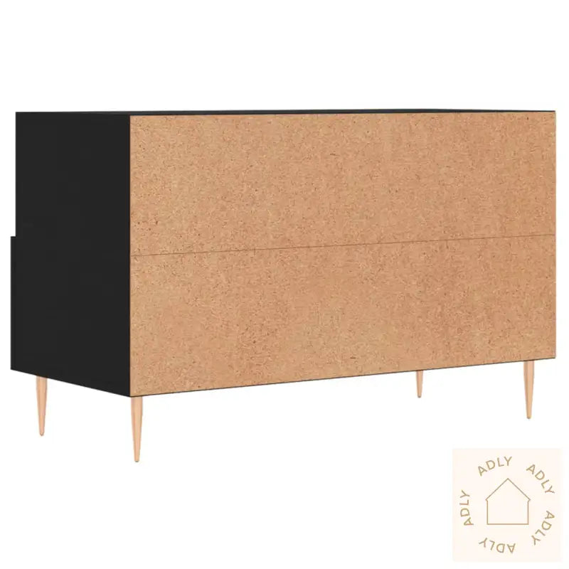 Tv-Benk Svart 80X36X50 Cm Konstruert Tre