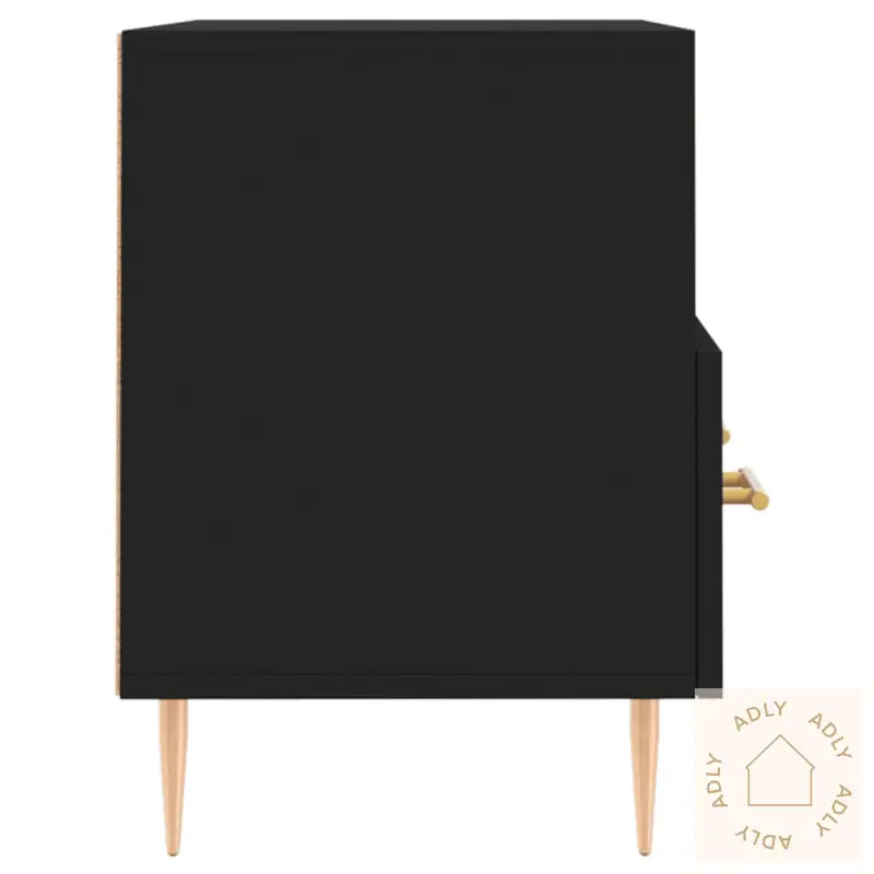 Tv-Benk Svart 80X36X50 Cm Konstruert Tre