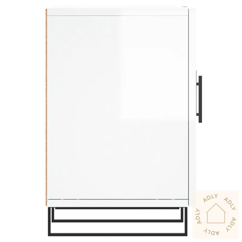 Tv-Benk Høyglans Hvit 150X30X50 Cm Konstruert Tre